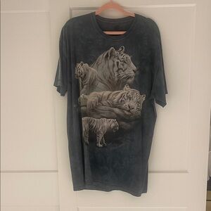 The Mountain Whitw Tiger T-Shirt